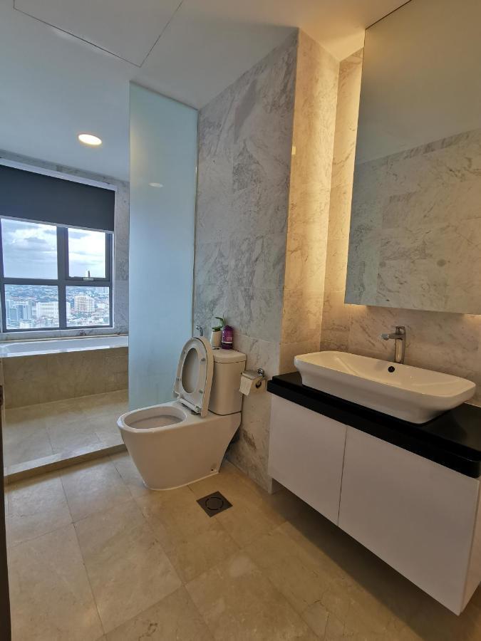 50m² 1 slaapkamer, 1 privé badkamer Appartement in Melaka Raya Buitenkant foto